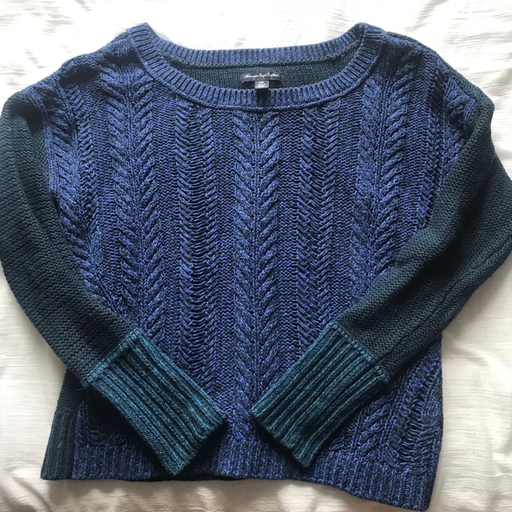 Multi knit sweater